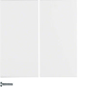 Berker - Bedienelement intelligent Taste 2fach 85142188 polarweiß matt
