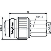 Telegärtner - Koax-Kupplung Adapter TNC-FME (M-M) 100023860 − 5 Stück