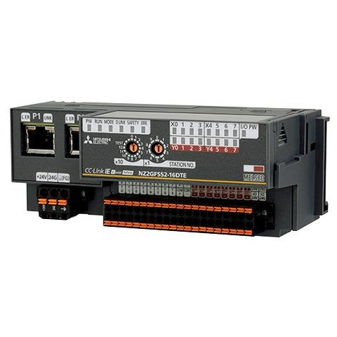 Mitsubishi Electric - Feldbus, Dez. Peripherie - Digitales Ein-/Ausgangs-Modul SPS CC-Link IE Field NZ2GFSS2-16DTE