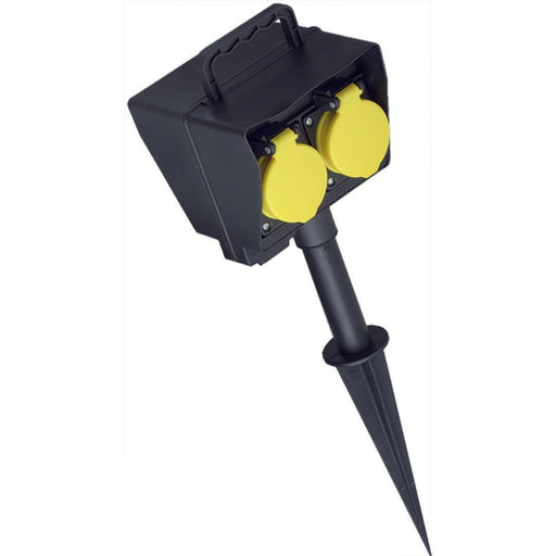 Bachmann - Mehrfachsteckdose Gartensteckdose 394.180 2,00m sw