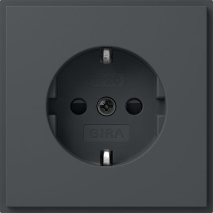 Gira - Steckdose SCHUKO-Steckd. SH (IP20) 445367 Gira TX_44 Anthrazit