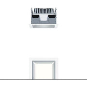 Zumtobel Group - Downlight/Strahler/Flutlicht LED - Deckeneinbauleuchte PANOS EVO #60816082 Q140H 830 LDO FAL WH