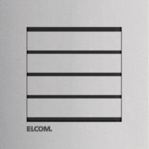 Elcom - Türstation für Türkommunikation Audio-Modul REN410Y 2D Edelstahl MODESTA