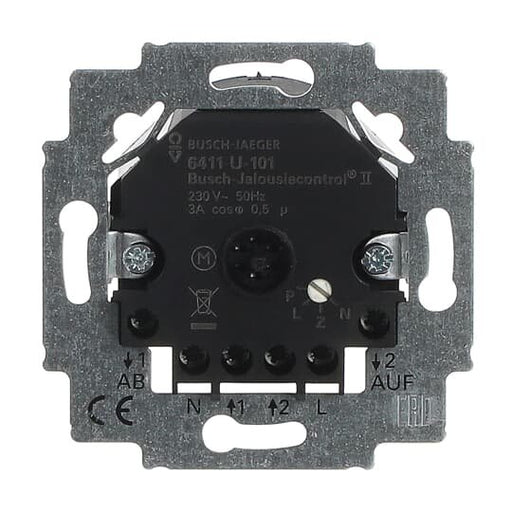 Busch-Jaeger - Jalousiesteuerung Jalousiecontrol-Einsatz 6411 U-101 2Schliesser 3A 690VA