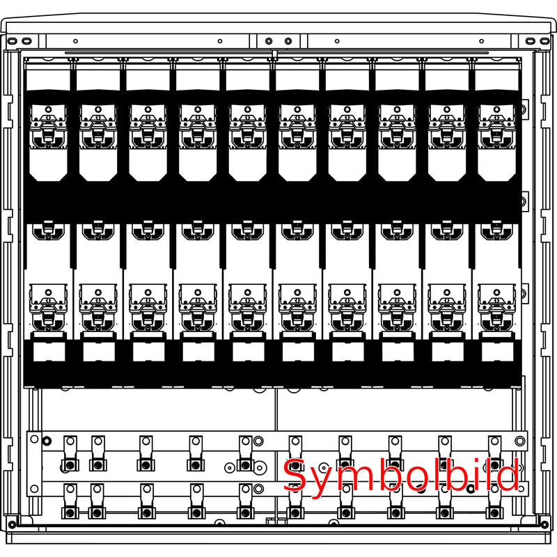 Elsta Mosdorfer - Kabelverteilerschrank LS82S.80 mit Sammelschienen