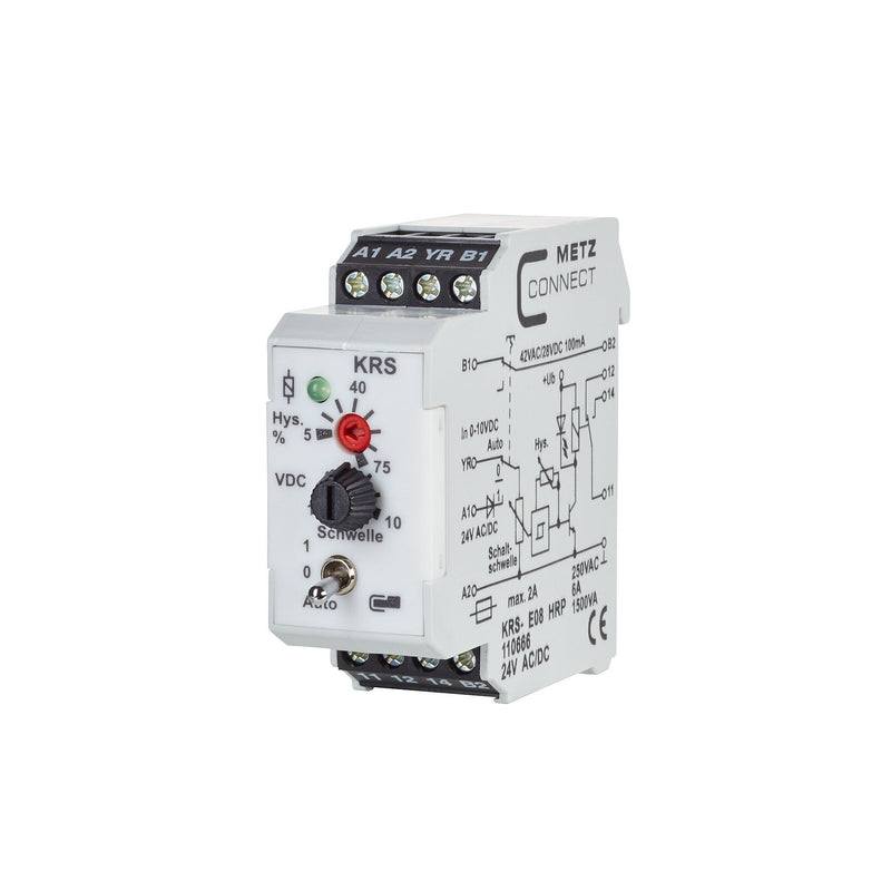 Metz Connect - Schaltrelais Schnittstellenmodul KRS-E08 HRP 24ACDC 1W