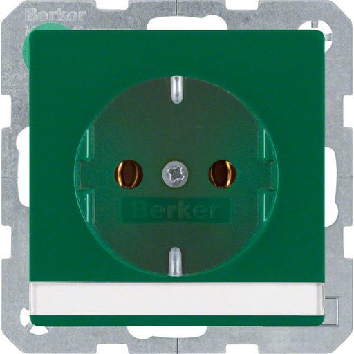 Berker - Steckdose SCHUKO-Steckdose 47506003 m.Beschriftungsfeld