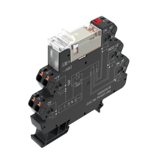 Weidmüller - Schaltrelais Relaiskoppler TRP 120VAC RC 2CO Termseries − 10 Stück
