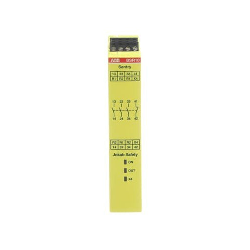 ABB Stotz S&J - Gerät zur Überwachung von sicherheitsgerichteten Stromkreisen Sicherheitsrelais Sentry BSR10 24VDC 3NO+1NC nicht verzö