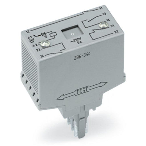 WAGO - Schaltrelais Relaismodul 286-344/004-000 DC 24 V,3S u. 1Ö,gr