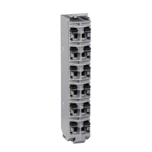 Schneider Electric - Zubehör/Ersatzteile für Steuerungen Klemmenleiste TM5ACTB12PS 12 Kontakte, grau