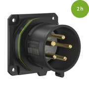 Walther Werke - CEE-Gerätestecker (IEC 60309) CEE NEO Anbaugerätestecker FW631502CC gerade 32A 5P 2h