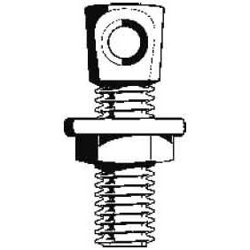 Niedax - Drahtseilabhängung Adapter M8 GAADT-M8 − 10 Stück