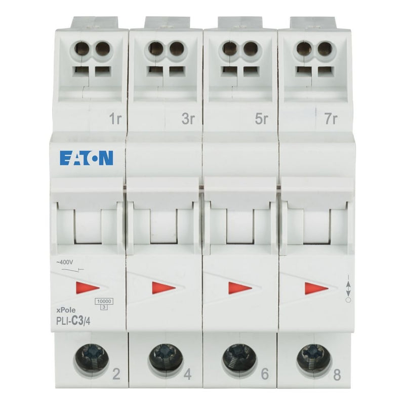 Eaton - Leitungsschutzschalter PLI-C3/4 3 A, 4p,Steckkl. C