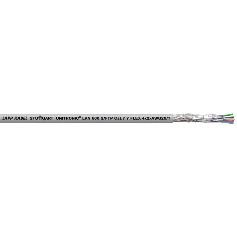 Lapp Kabel&Leitung - Daten- und Kommunikationskabel UNITRONIC LAN 600 S/FTP 2170144/100 CAT7 Y FLEX − 100 Meter