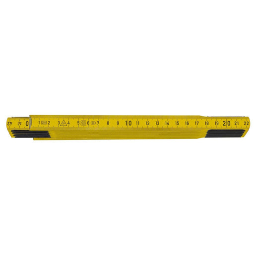 Hultafors - Gliedermaßstab Gliedermassstab P606G schwarze Dezimalen − 10 Stück