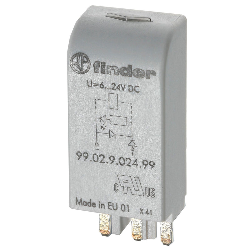 Finder - Baustein für Schutzbeschaltung LED-Modul 99.02.0.024.59 − 10 Stück