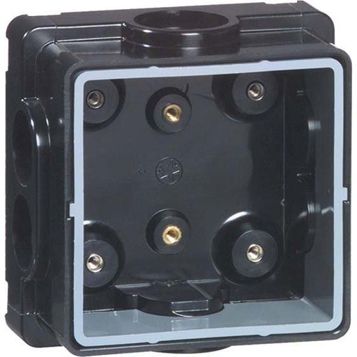 Peha - Dose, Gehäuse für Montage in der Wand/Decke Einlassdose 1-fach sw D 2270 DO Einbautiefe bis 75mm