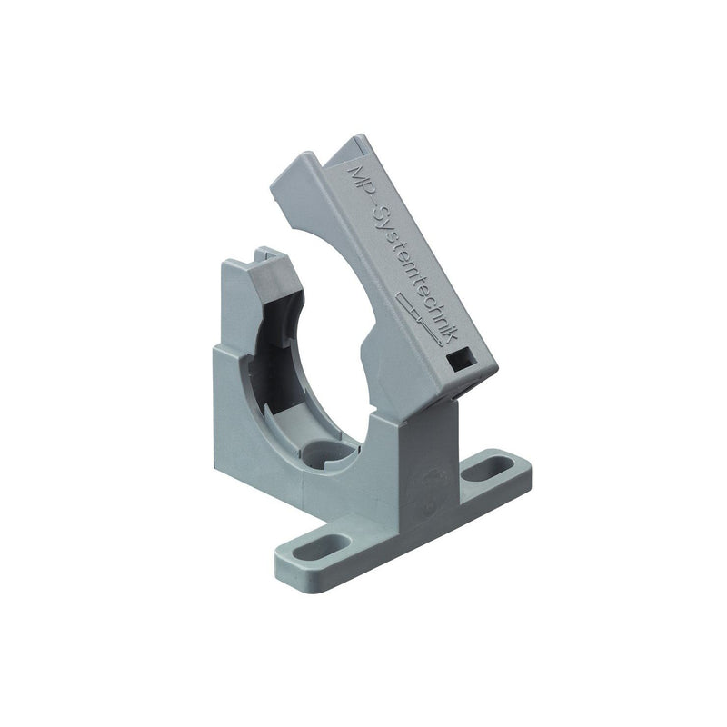 Murrplastik - Rohrschelle Universalhalter mit Fuß UHF P48 mit Bügel, grau − 50 Stück