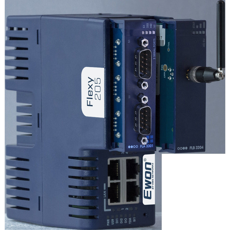 HMS Industrial - Netzwerk Router Industrial internet router FLEXY20500_00MAH Ewon Flexy 205 for