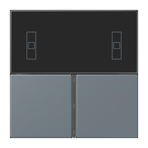 Jung - Abdeckung/Bedienelement für Installationsschalterprogramme Tastensatz 3fach LC 4093 TSA 251 gris 59