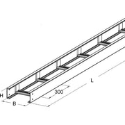 Niedax - Kabelleiter GFK-Kabelleiter UL 80.200/3 − 3 Meter