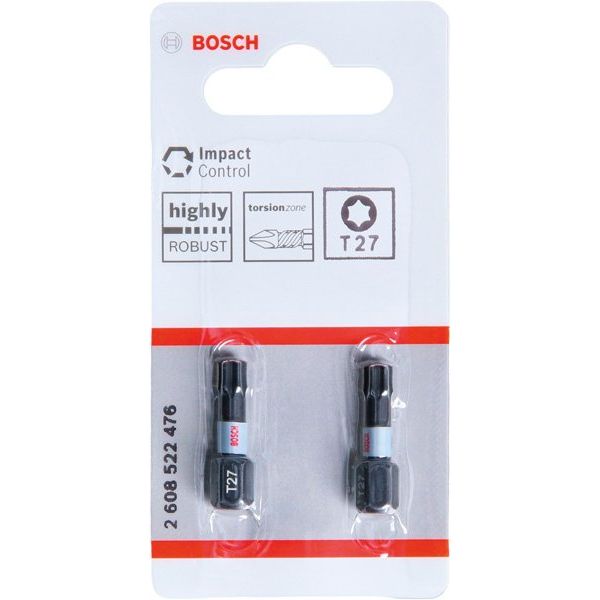 Bosch - Bit PRO Impact Bit, T27 2608522476 25 mm, 2-tlg