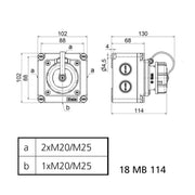 Bals Elektrotech - Schutzkontakt-Anbausteckdose Schutzkontakt-Anbausteckdo 7245