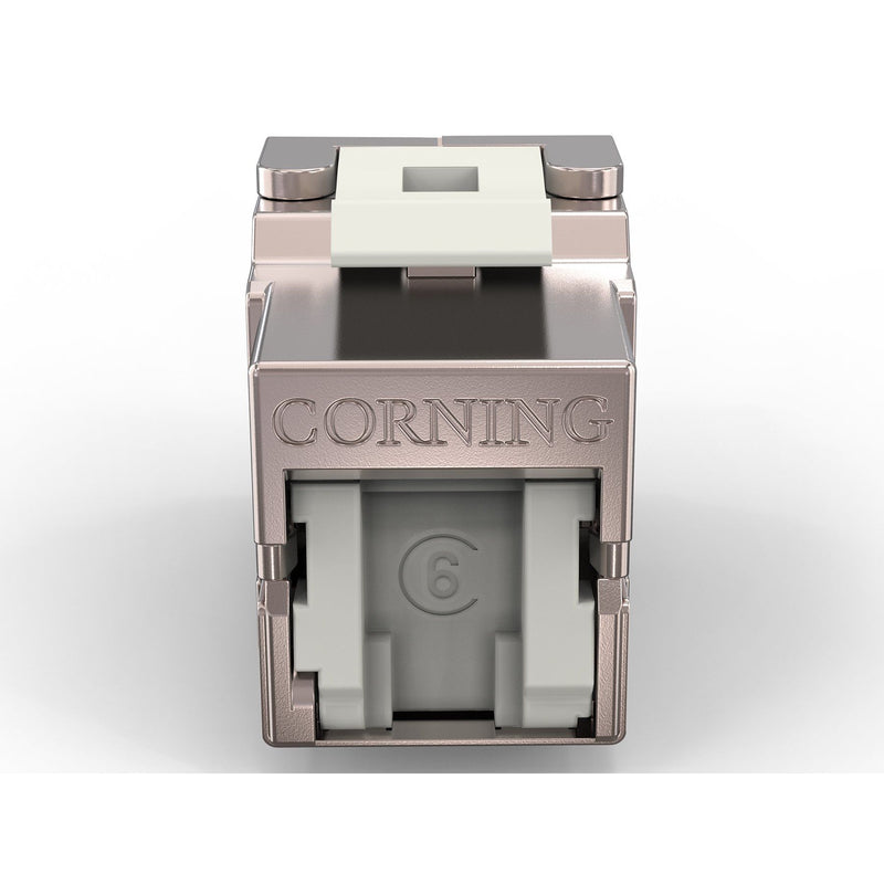 Corning - Modularer Steckverbinder RJ45 Keystone KAXESM-00101-C001-BP Kat. 6, BP24 − 24 Stück