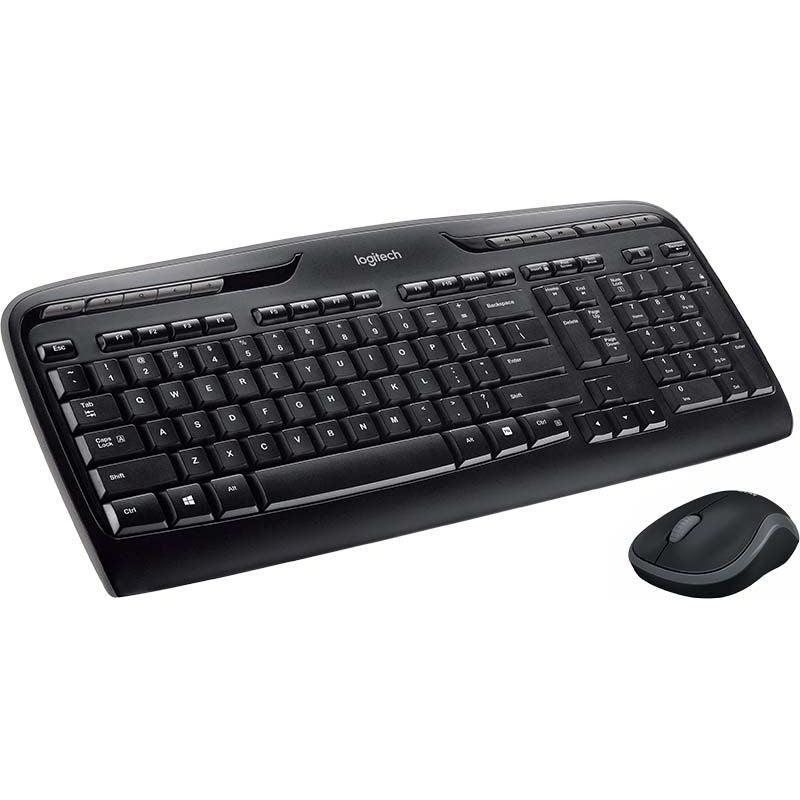 Logitech - Tastatur Tastatur/Maus Set MK330USB sw Wireless,1000dpi