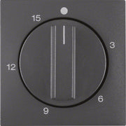 Berker - Abdeckung/Bedienelement für Installationsschalterprogramme Abdeckplatte anth 16321606 mit Regulierknopf