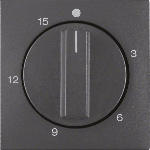 Berker - Abdeckung/Bedienelement für Installationsschalterprogramme Abdeckplatte anth 16321606 mit Regulierknopf