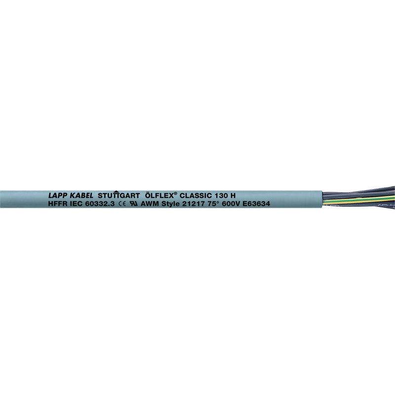 Lapp Kabel&Leitung - Energiekabel < 1 kV, für ortsveränderlichen Einsatz ÖLFLEX CLASSIC 130 H 1123034/100 3X0,75 − 100 Meter