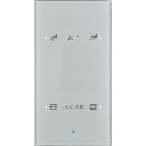 Berker - Bussystem-Tastsensor Glas-Sensor 2fach 75142134 alu
