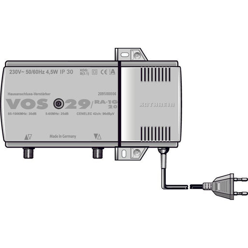 Kathrein - BK-Verstärker Hausanschluss-Verstärker VOS 29/RA-1G 2.0 5-65/85-1006 MHz