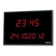 Peweta - Uhr LED-Digitaluhr 85.515.551 2-zeil,Uhrzeit,Datum