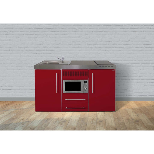 Stengel - Mini-Küche Miniküche Premiumline MPMBR150KSMWGKFreBli Bordeauxrot