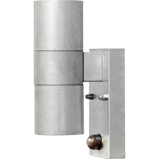 Gnosjö Konstsmide AL - Decken-/Wandleuchte Halogen Wandleuchte 7542-320 grau/stahl m.BWMGU10