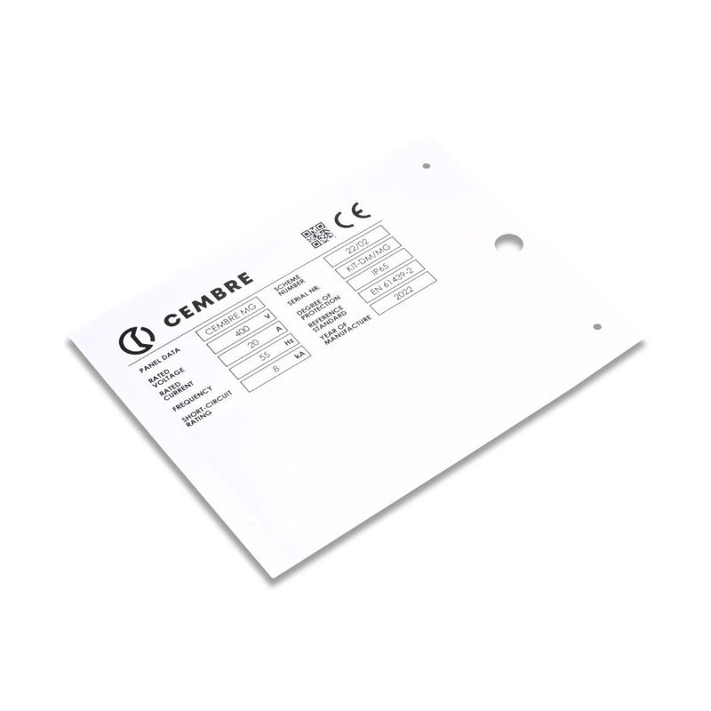 Cembre - Kennzeichnungsmaterial 88700N-HF MG-VRT-A PC 32X5 88700N-HF 8MM M-GRAU − 150 Stück