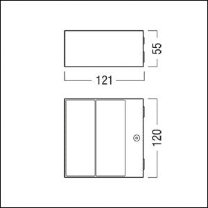 Zumtobel - Decken-/Wandleuchte LED-Wandleuchte SUISFW800930LDODIRWH 930, weiß