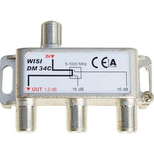 Wisi - Abzweiger und Verteiler Abzweiger 2f. DM34C 5-1000MHz 16dB