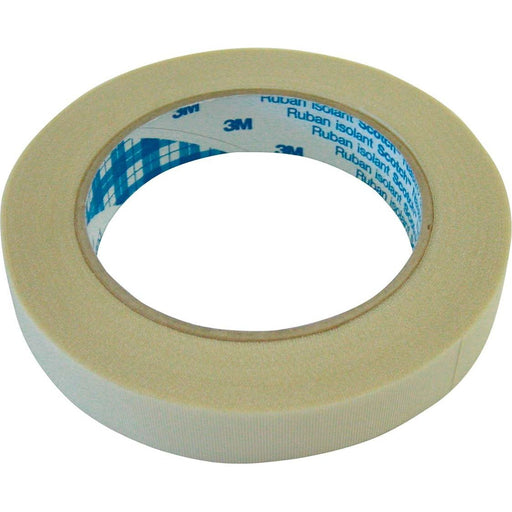 3M - Klebeband Glasfaser Gewebeband Scotch 69 12x33 12 mm x 33 m, weiß − 19 Stück