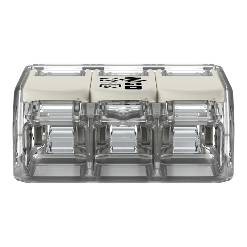 WAGO - Steckklemme COMPACT-Verbindungsklemme 221-683 Ex e,transparent − 30 Stück