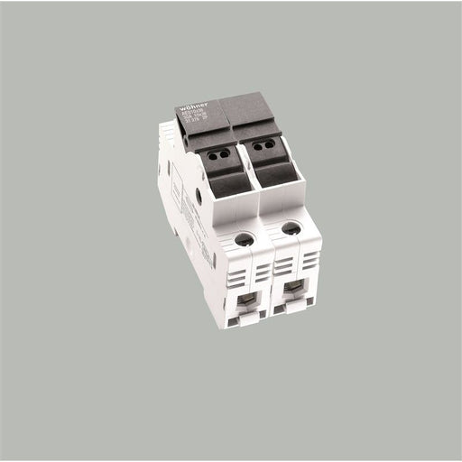 Wöhner - Halter für zylindrische Sicherung Halter 31276 10x38/2P − 6 Stück