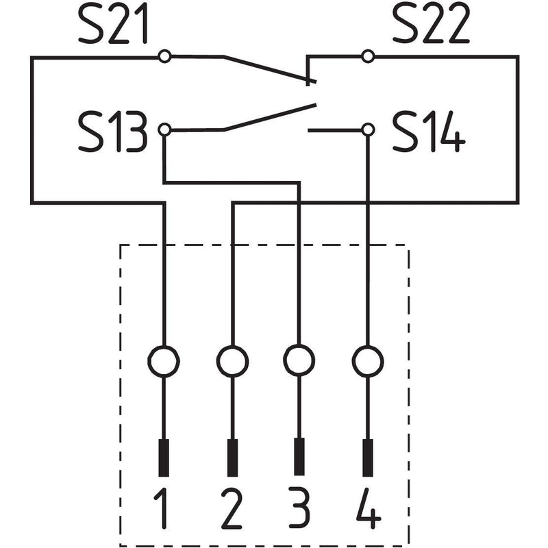 Schmersal - Einzelpositionsschalter Sicherheits-Sensor BNS 16-11ZV-ST1