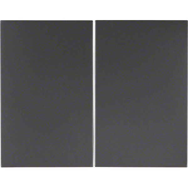 Berker - Abdeckung/Bedienelement für Installationsschalterprogramme Wippe K.1 14357006 anthrazit matt