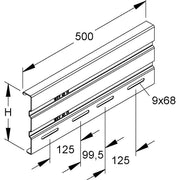 Niedax - Verbinder für Kabeltragsystem Verbinder, F-Verz WSV 200.500 F