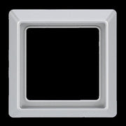 Busch-Jaeger - Abdeckrahmen Rahmen 1-fach 2101-33 alusi, UP, Allwetter