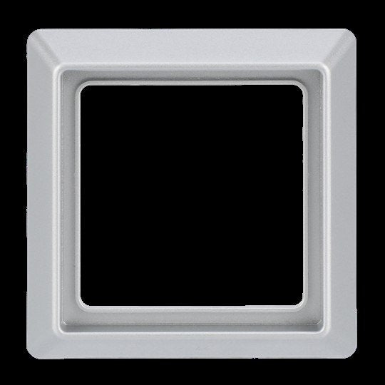 Busch-Jaeger - Abdeckrahmen Rahmen 1-fach 2101-33 alusi, UP, Allwetter