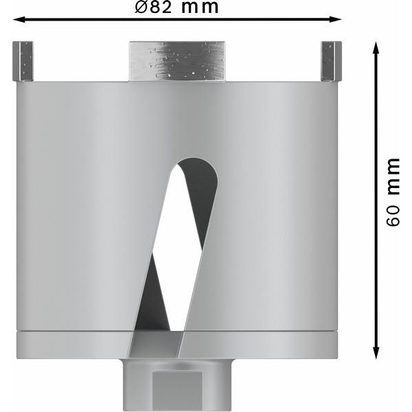 Bosch - Versenkbohrer PRO Socket 2608599048 Trockenbohrkrone 82